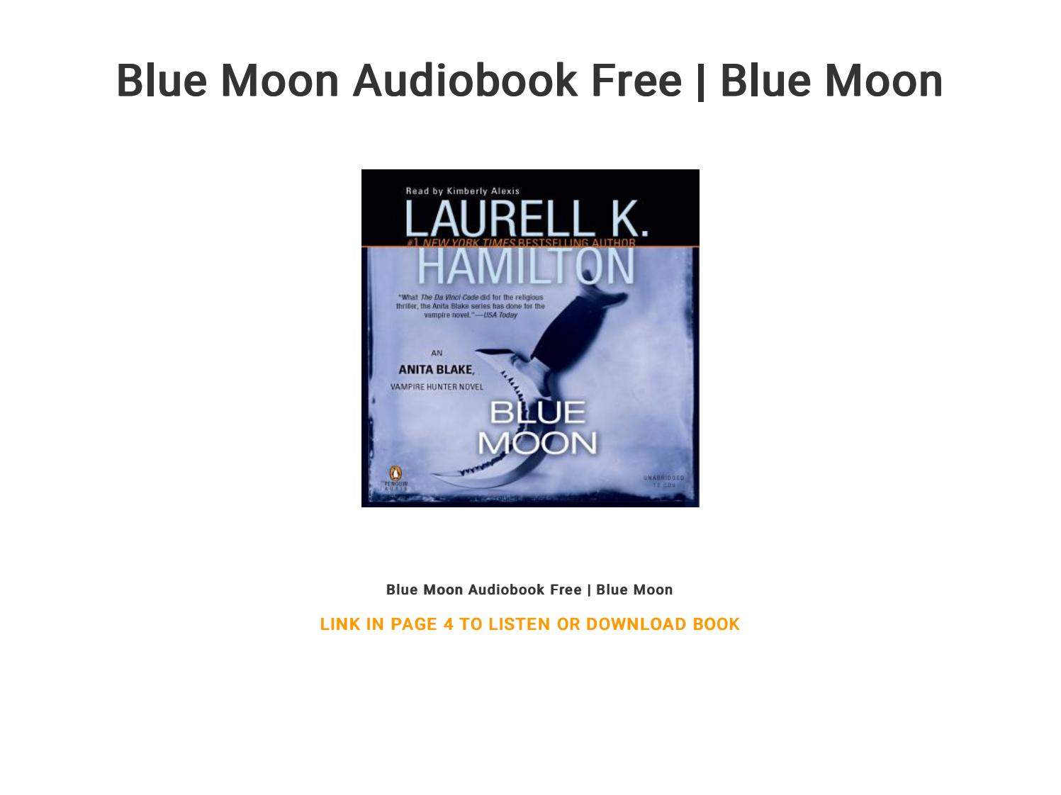 laurell k hamilton audio books free download